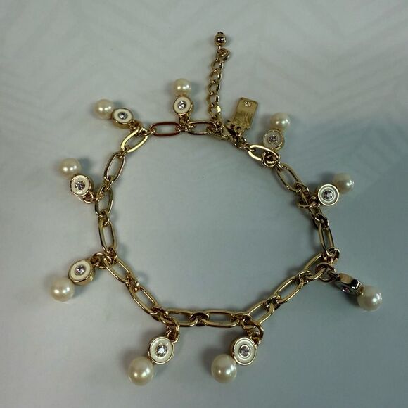 Kate Spade Pearl Delight Charm Bracelet - Picture 2 of 4